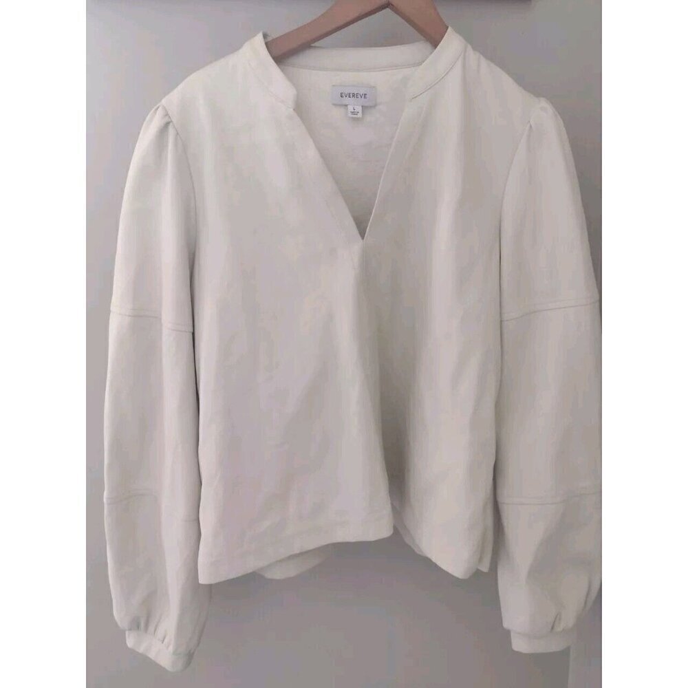 Evereve Cream Blouse
